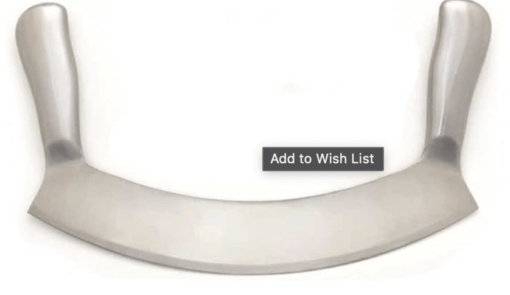Double Handle Pizza Cutter - Rocker Style Slicer Dicing Knife - Image 3